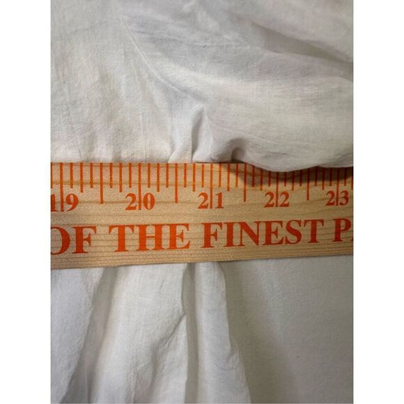 Free People White crochet and lace button down shirt - Picture 7 of 10